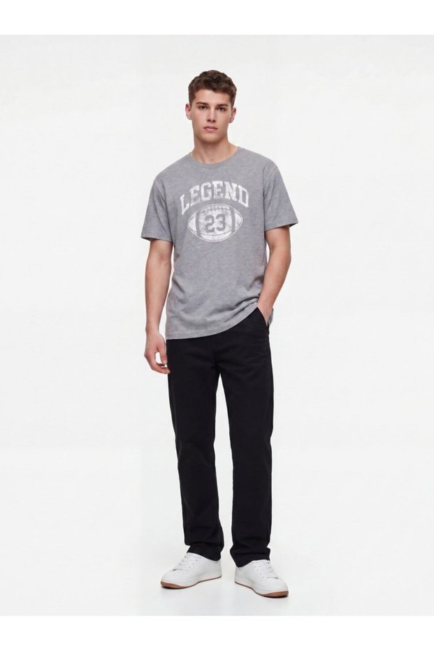 Straight Leg Slim Fit Black Trousers