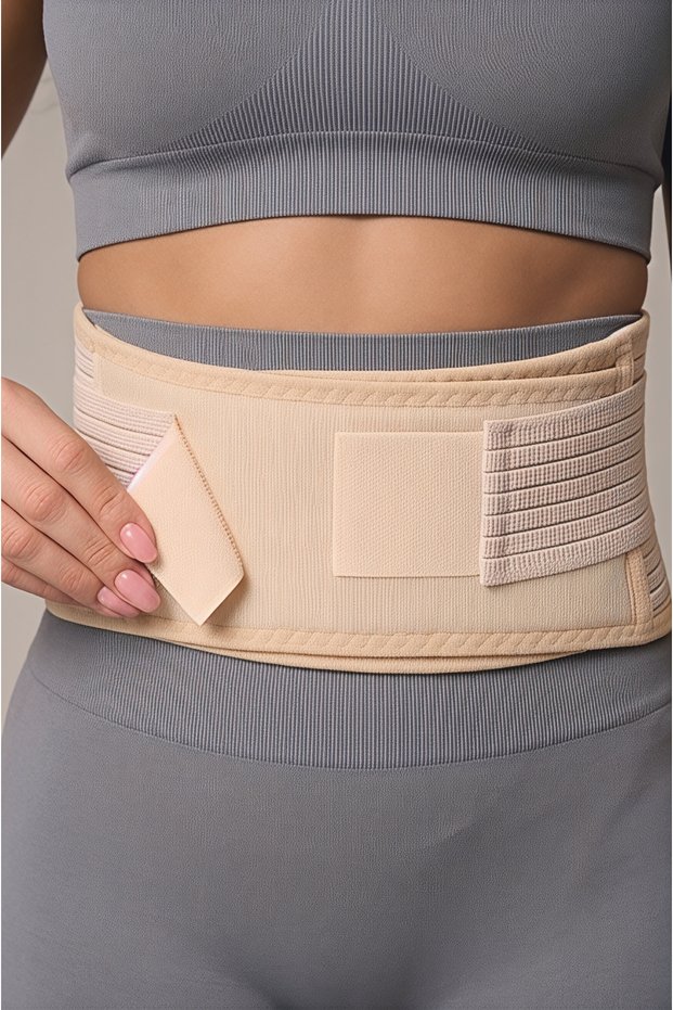 Magnetic Support Therapy Featured Waist Belt Skin Color Magnetic Waist Corset