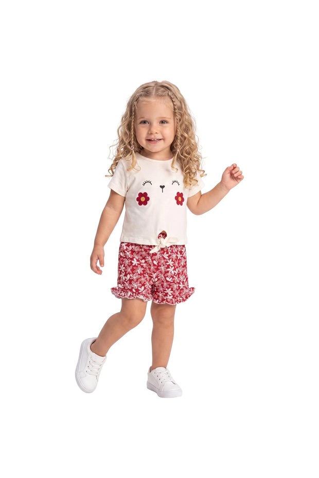 Daisy Embroidered New Season Summer Baby Girl Set