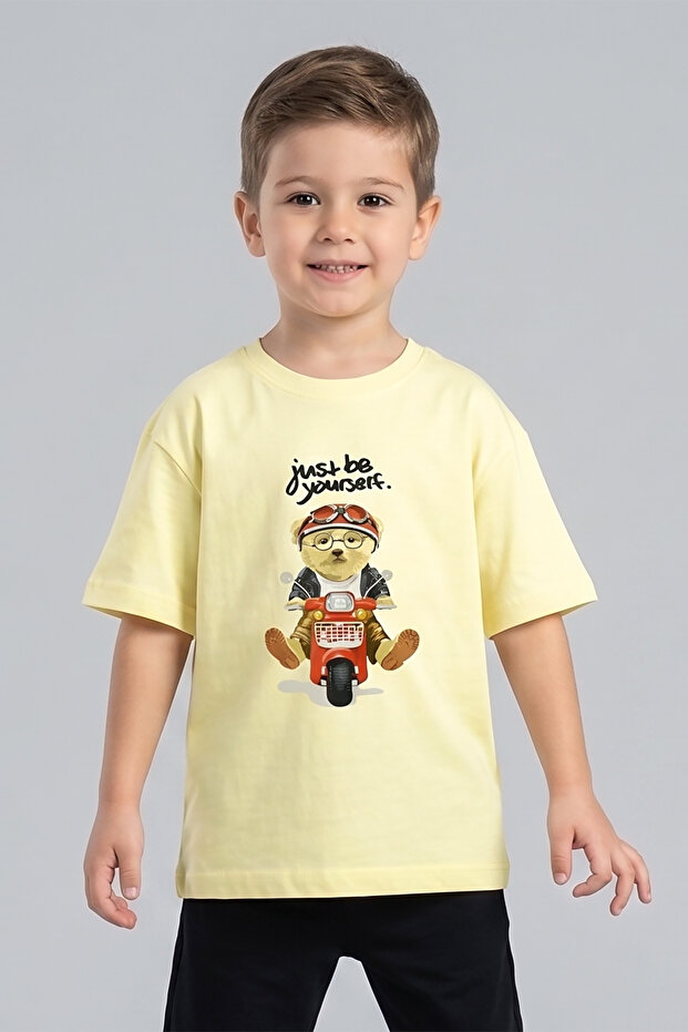 Boy's Printed Cotton T-Shirt