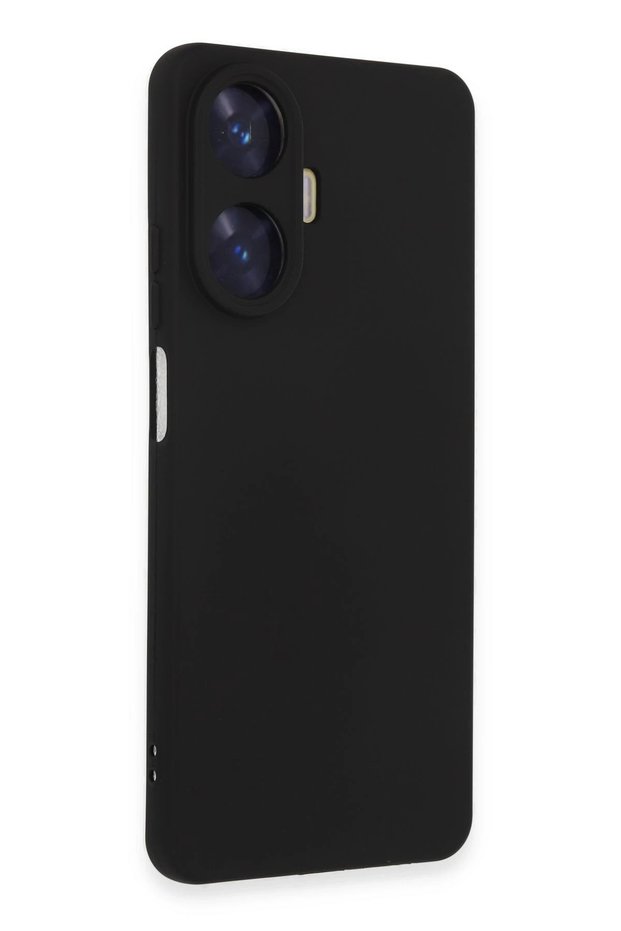 Ilkeshop New Realme C55 Case Nano Velvet Silicone (193312) - Black