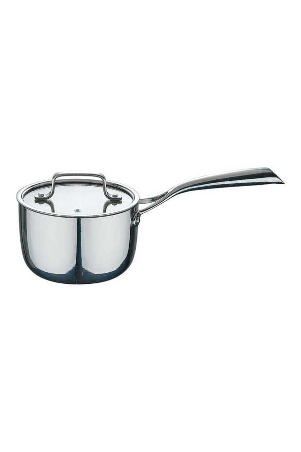Glamour 16 cm Triply Stainless Steel Sauce Pan with Lid