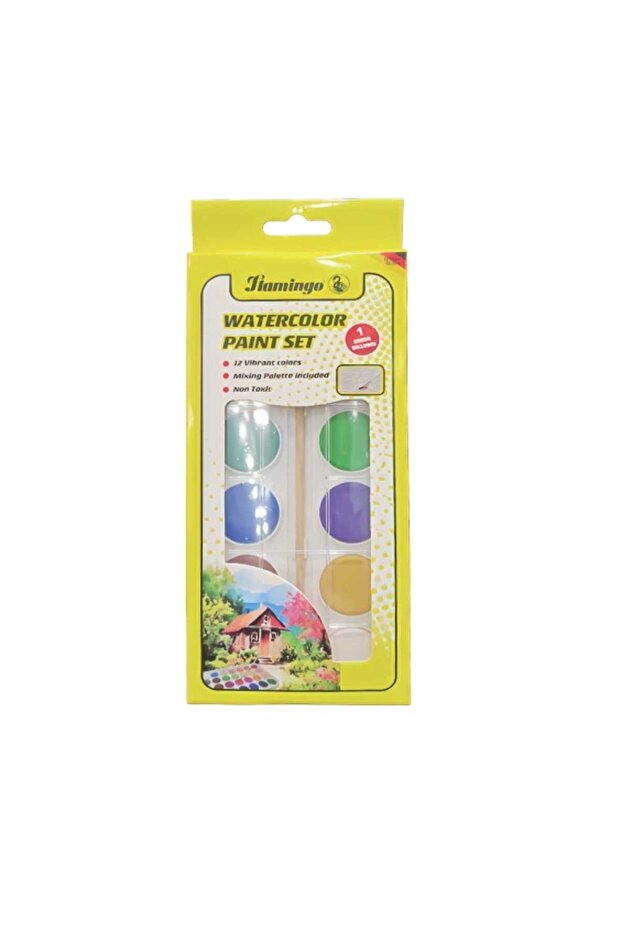 12 pcs Water Color Paint Set