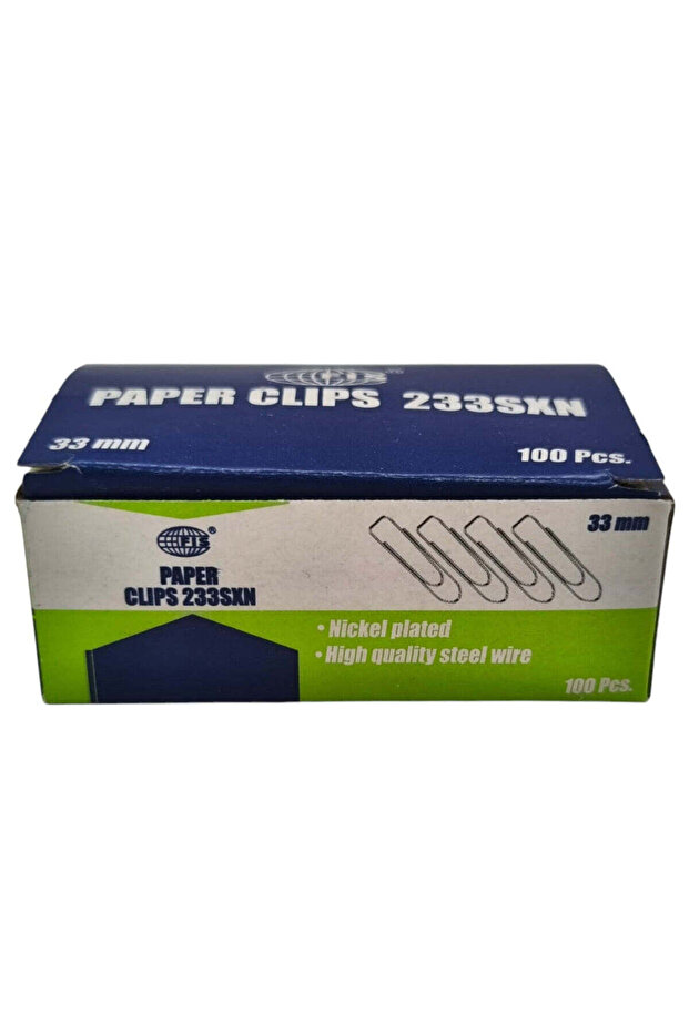Paper Clips Boat Shape Pack Of 100 Pcs 33 MM Size - 233 SXN