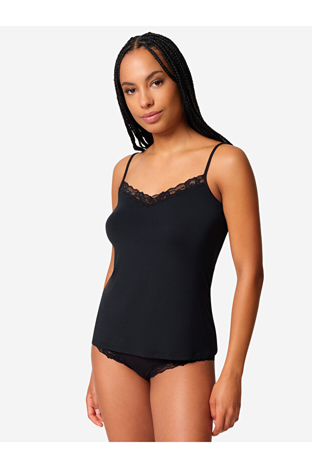 Spaghettitop Modal Lace - 1