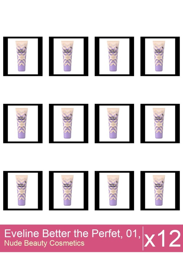 Set 12x Eveline Better the Perfet, 01, ( ivory), 30 ml