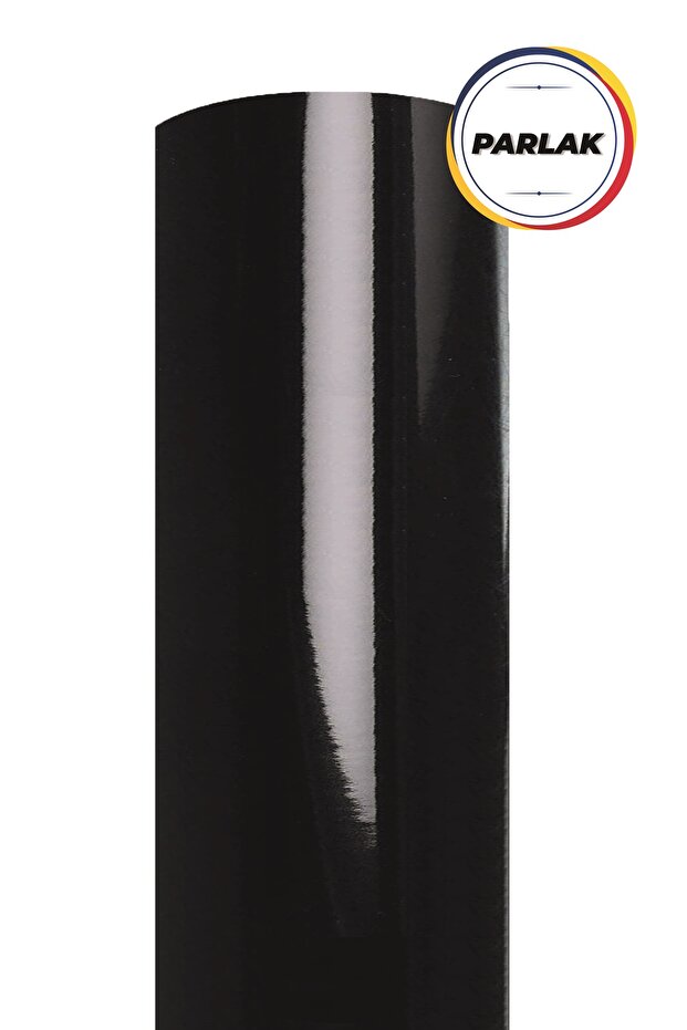 Glossy Black Adhesive Coating Foil 61 Cm X 2 Mt