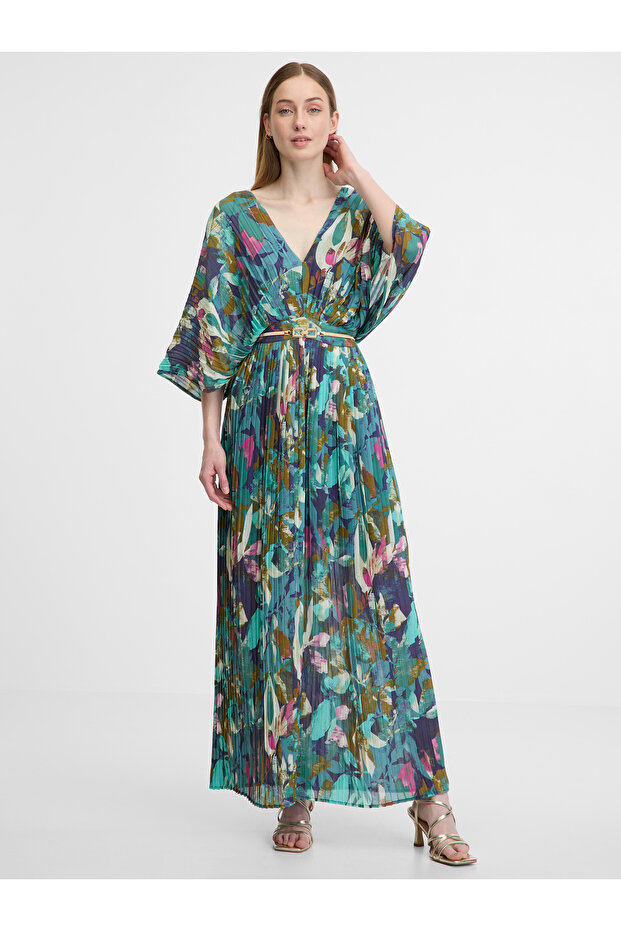 Rochie maxi albastră de damă