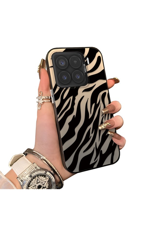 Xiaomi Mi 15 5g Compatible Hard Acrylic Back Silicone Edge Lens Protection Case