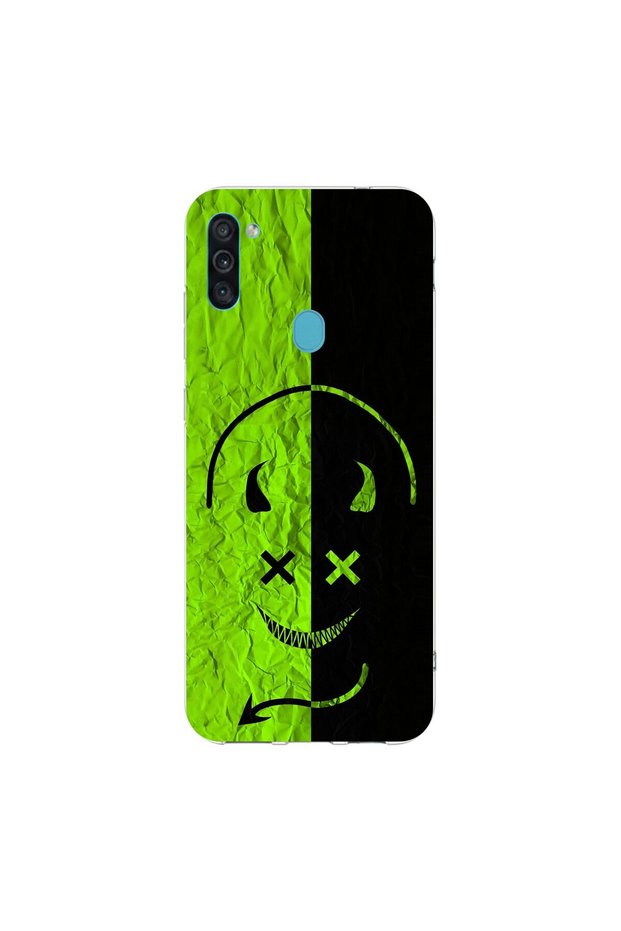 Samsung Galaxy M11 Compatible Devil 1 Design Transparent Case