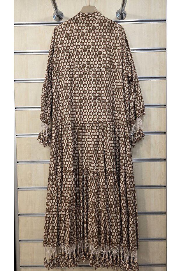 Rochie lungă din bumbac 100% bumbac - 5
