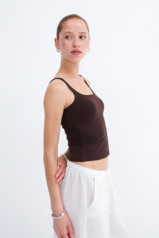 Modal Undershirt with Chest Pad A01406 - 4