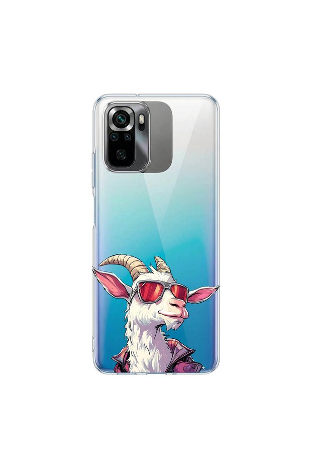 حافظة شفافة متوافقة مع Poco M5S بتصميم Cool Animal 5
