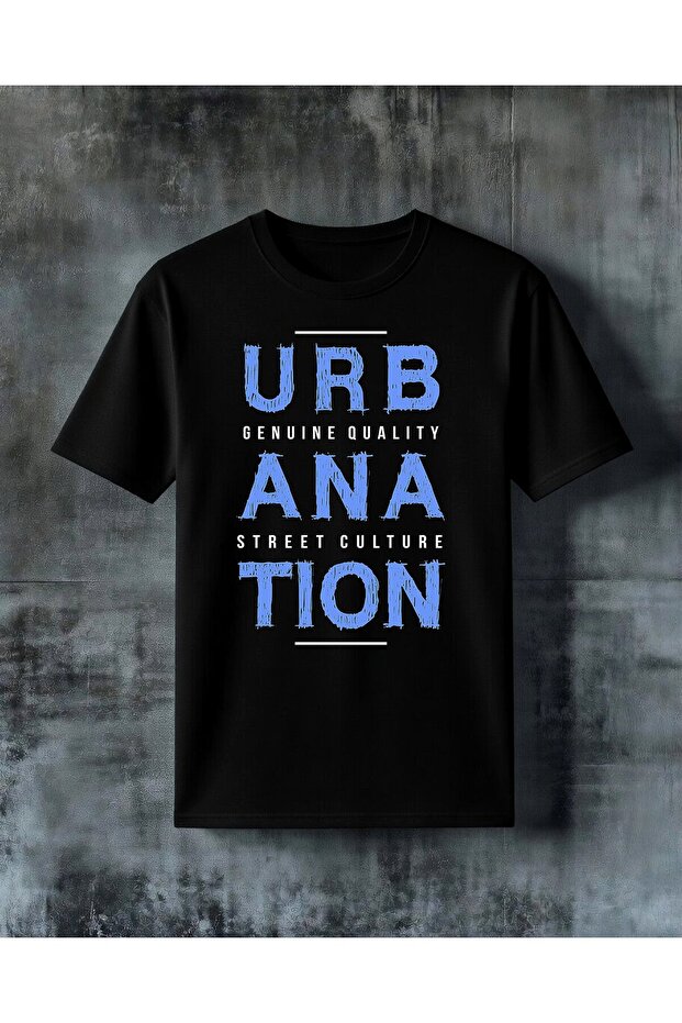 Urban Graffiti Printed Oversize T-Shirt