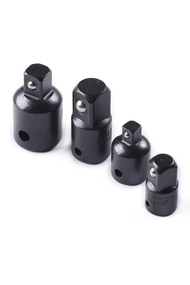 4pcs Impact Socket Adapter 1/4" 3/8" 1/2" Impact Driver Conversions Conversion Socket Reducer Loc... - 7