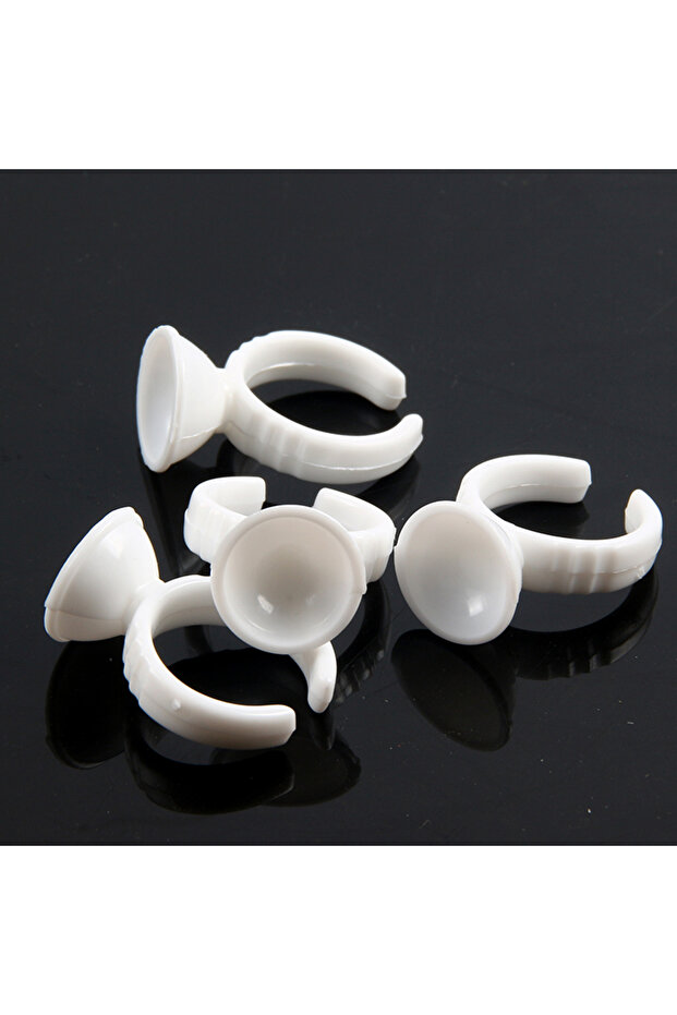 S white 100Pcs Disposable Microblading Tattoo Ink Ring Cup Caps Pigments L M S Permanent Makeup Use