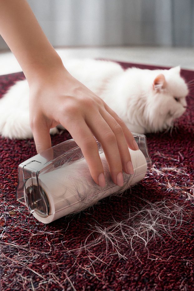 Large Size Lint Remover, Lint Removal Machine, Cat Hair Remover, Lint Roller, Lint Collector, Lint Roller – 60 Sheets Adhesive Lint Removal Roller with Cover