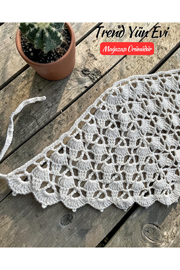 Hand Knitted Hair Bandana (Cotton Thread)