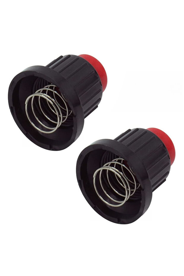 A 2pcs Outdoor Patio Gas Heater Pulse Ignition Switch Cap Igniters Push Button Switch With Red Cap .