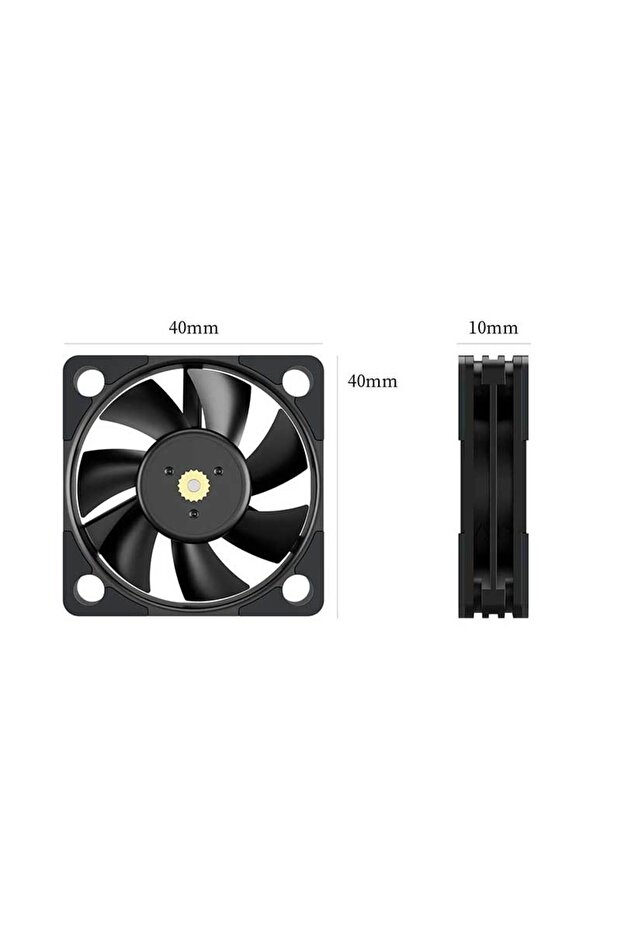 مروحة كمبيوتر صغيرة TL-B4010 من Thermalright بدون إضاءة RGB، 4 سم، مع تحكم في درجة الحرارة PWM مزدوج