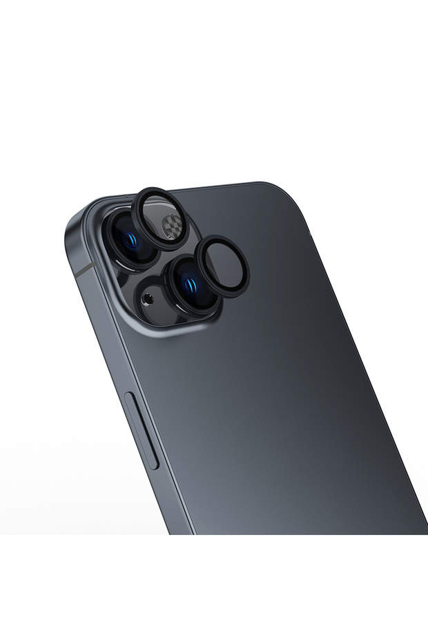 iPhone 13 Compatible Camera Lens Protector Micro Glass T38297 - Black