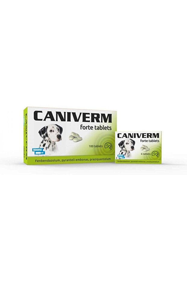 Caniverm Deworming Forte Tablets For Dogs and Cats, Broad spectrum internal parsite