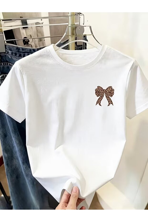 Women's Comfortable Fit Tshirt Mixed Print Tshirt