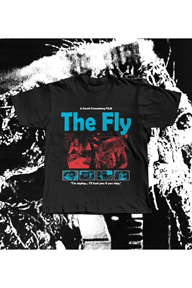 Fly Printed Unisex Oversize T-Shirt