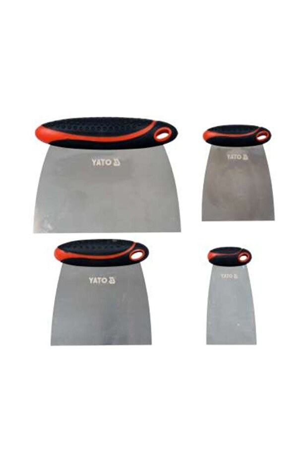Set 4 Șpacluri Mâner Plastic - 1