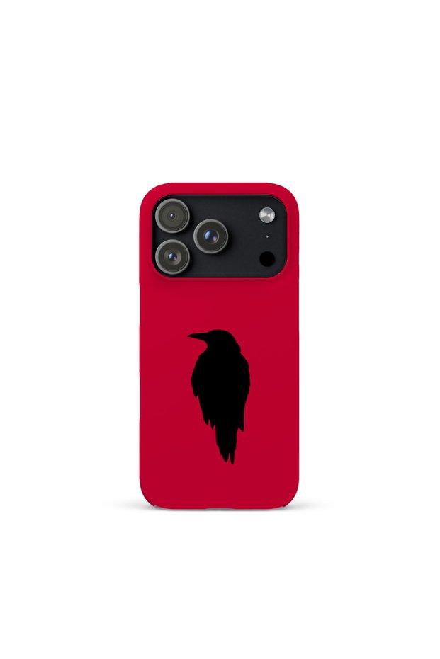 iPhone 17 Pro Max Compatible Crow Design Phone Case