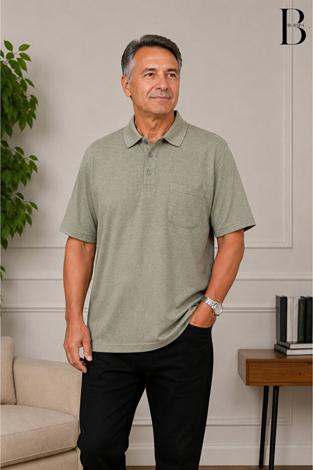 تي شيرت رجالي ذو قصة مريحة ومقاس كبير من Dad T-shirt