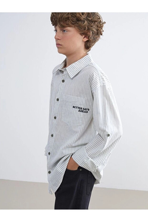 Boys' Kids Striped Shirt
