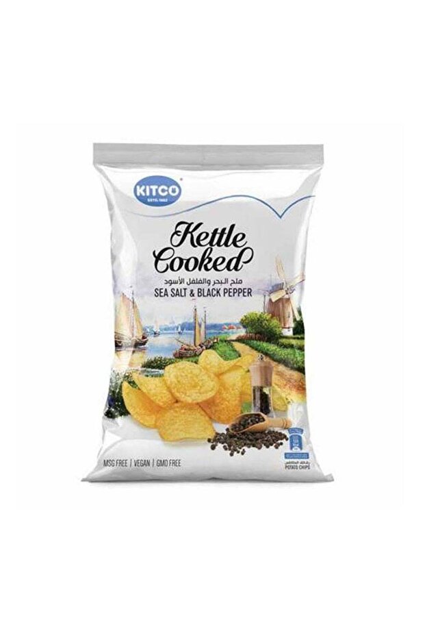 Kettle Cooked Sea Salt & Black Pepper 40