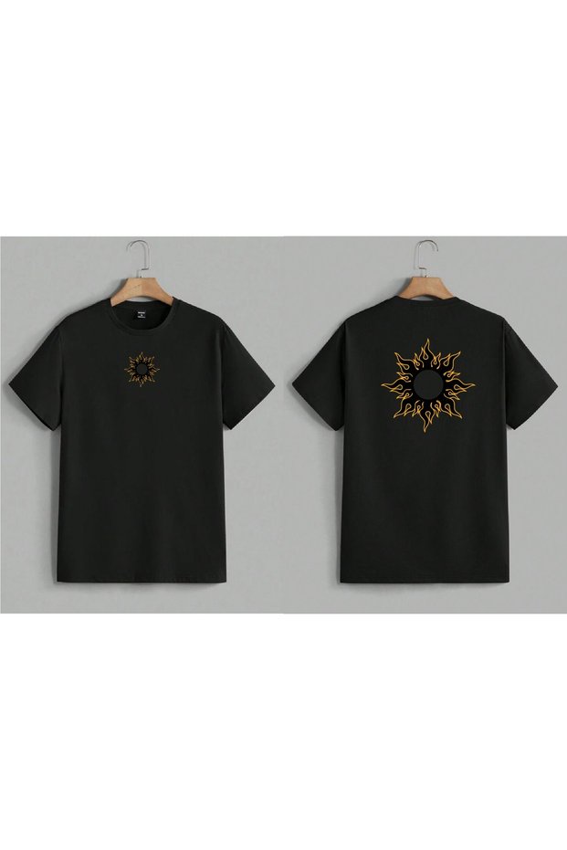 Sun Printed Oversized T-Shirt
