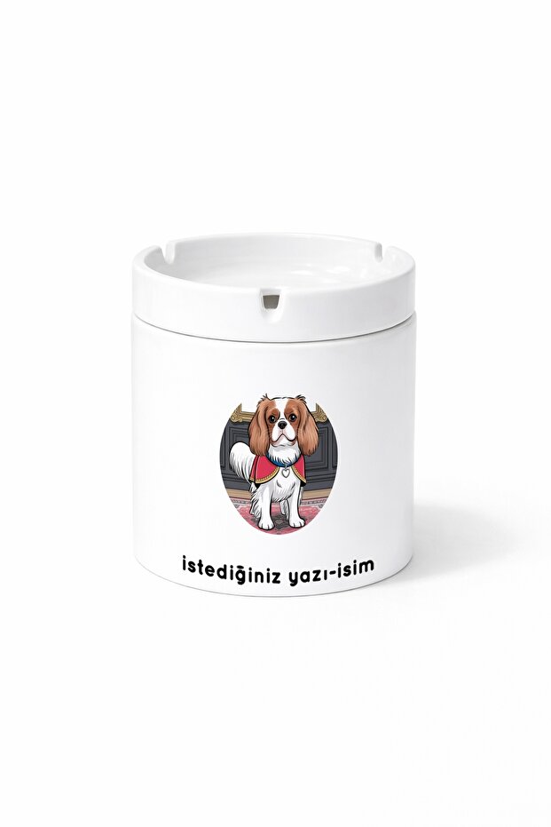 Animal Cavalier King Charles Spaniel Dog Printed Ashtray Ashtray Gift