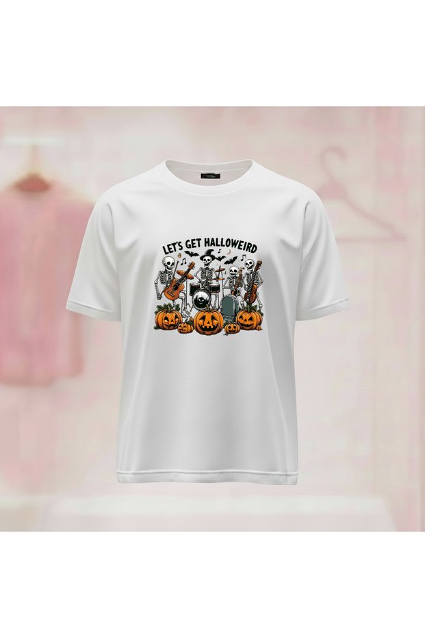 Printed Crew Neck Wide Fit Unisex Tshirt
