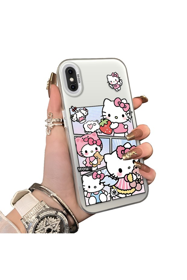 حافظة مقاومة للصدمات مطبوعة برسومات كرتونية أنيقة ومتوافقة مع هاتف iPhone XS Max