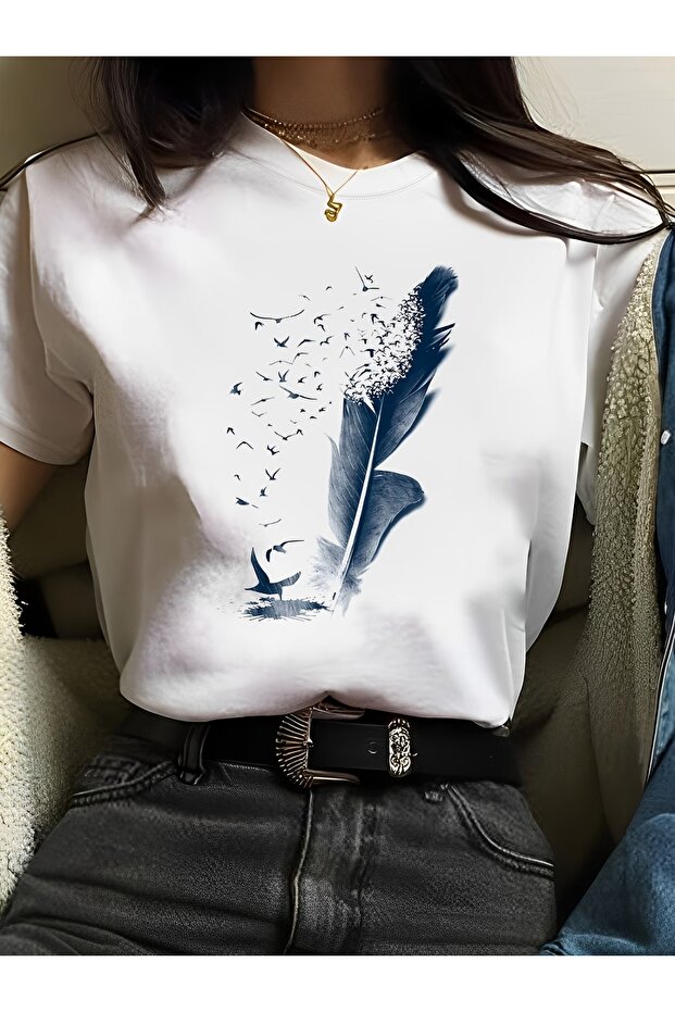 Unisex Comfortable Fit Tshrit Mixed Printed Tshirt