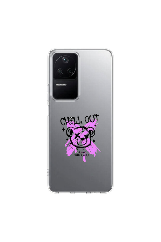 Poco F4 Compatible Graffiti 7 Design Clear Case