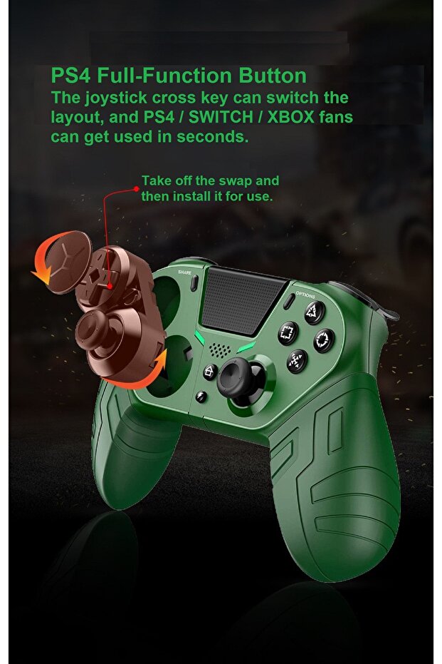 Wireless Gaming Controller Multi-platform for PC/PS4/PS3/iOS/Android/Phone - 2