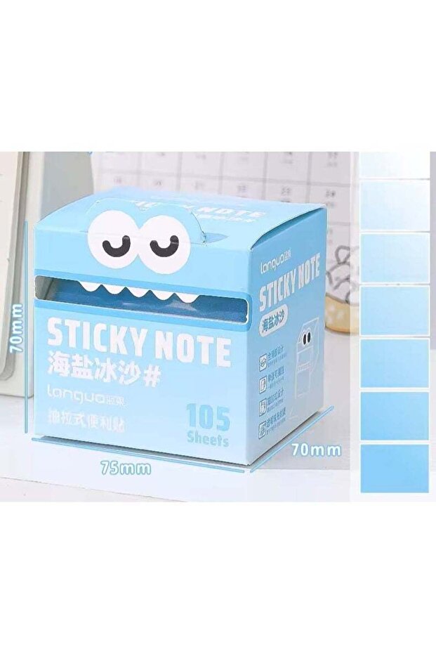 Cute Monster Sticky Note Cube
