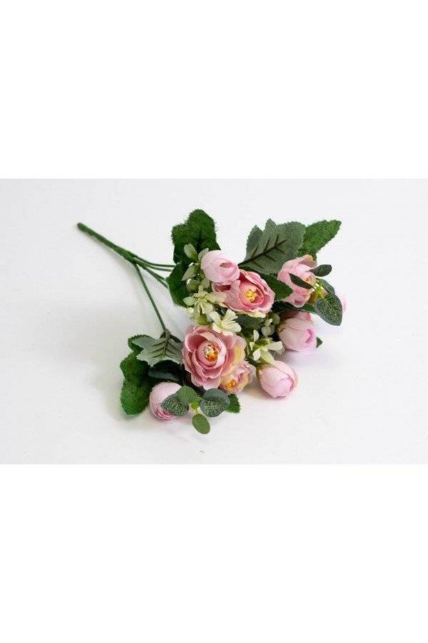 Flori Artificiale Buchet Ranunculus Roz Pal