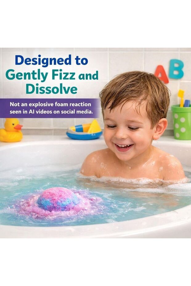 Bath Bombs for Kids with Surprise Toys Inside Plus Dinosaur Puzzle - Set of 12 Organic Dino Egg Bath Bombs