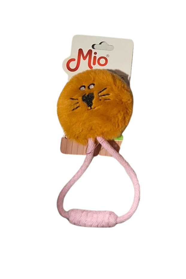 Plush cat toy orange