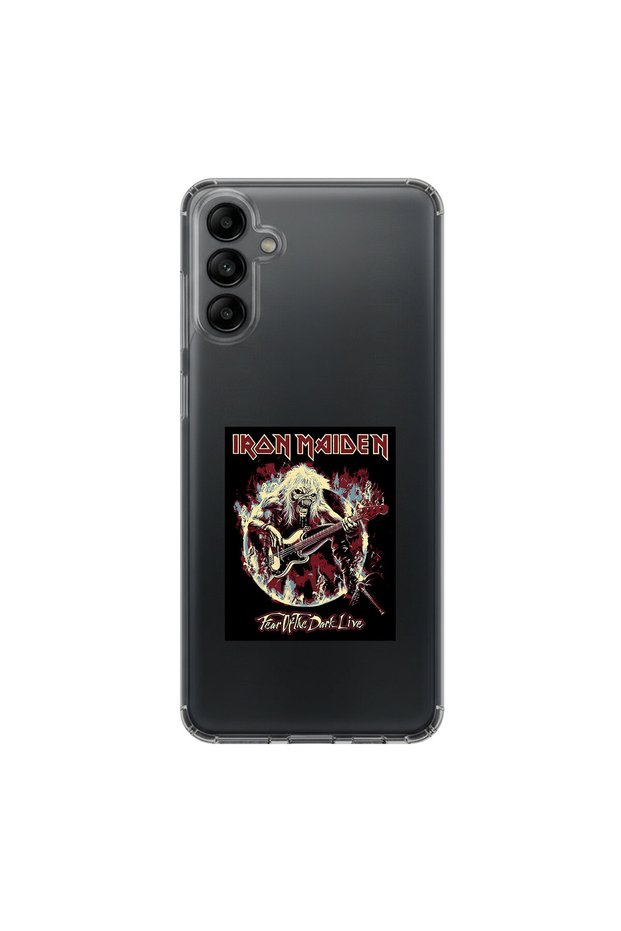 Samsung Galaxy A05S Compatible Metal 4 Design Transparent Case