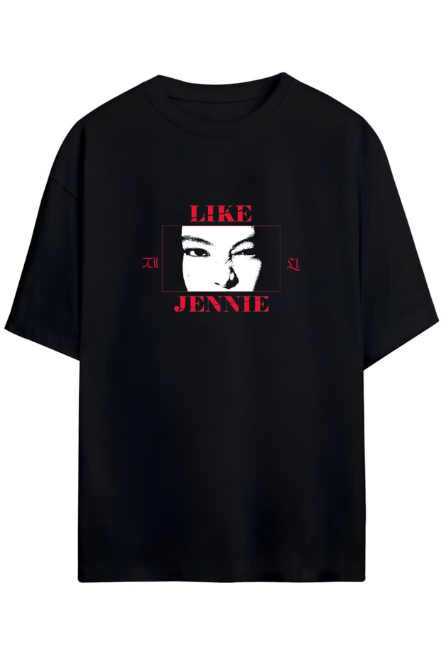 Blackpink Jennie Printed Unisex Cotton T-Shirt |   Premium Fabric and High-Quality Design