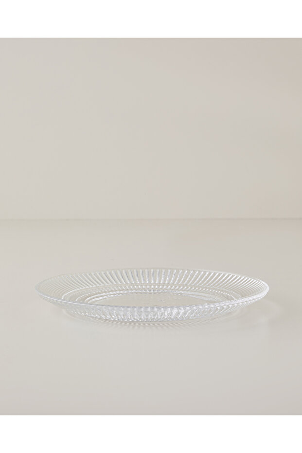 Lucent Glass Cake Plate 20 cm Transparent