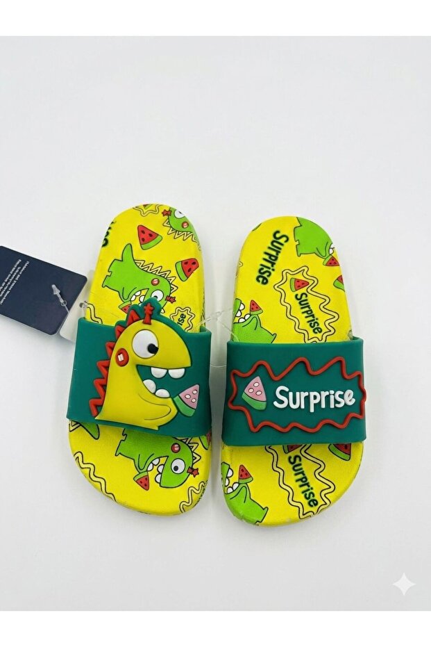 Boy's Dino Slippers