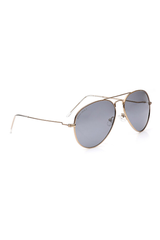Polarized Sunglasses Gold Frame Green Mirror Lens 58mm - M8040GR2PV