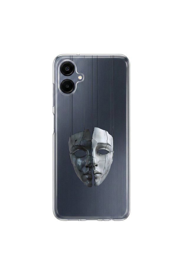 Samsung Galaxy A06 Compatible Aesthetic Face 7 Design Transparent Case
